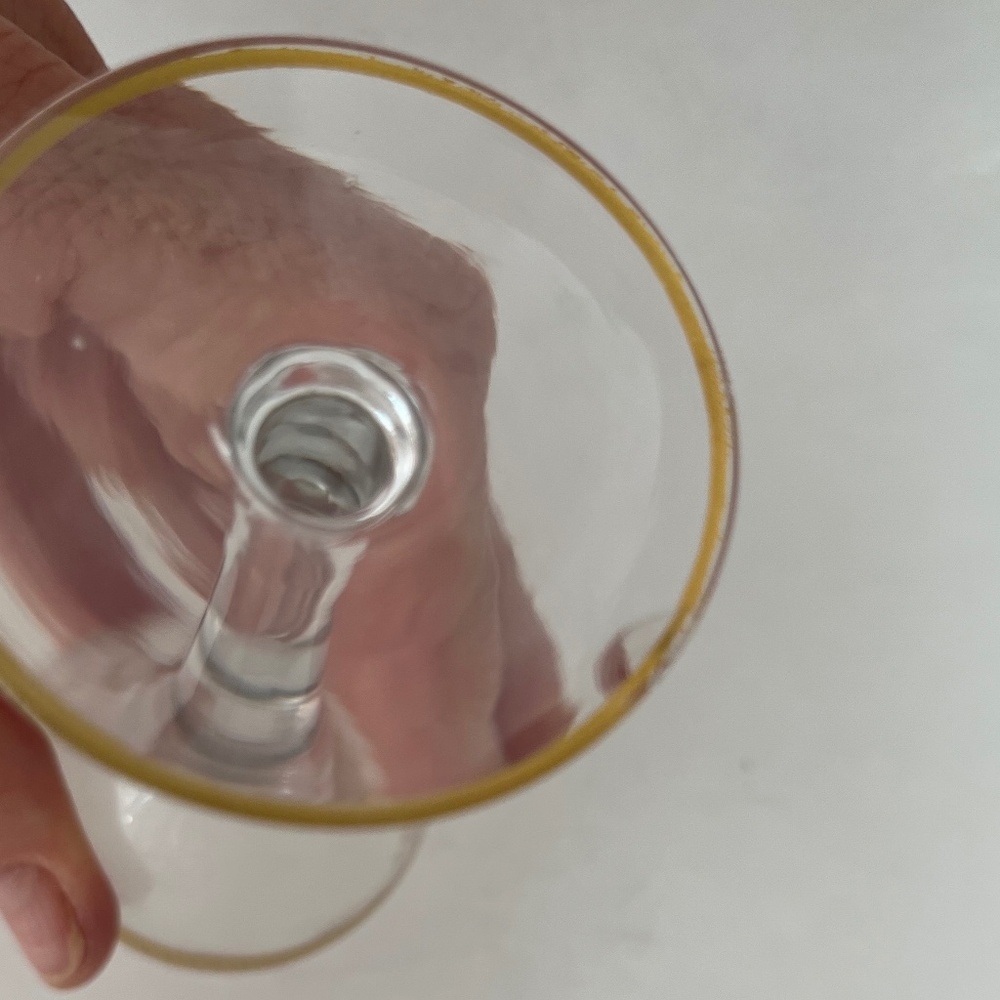 SET OF 5 VINTAGE CORDIAL GLASSES - Picture 3 of 3